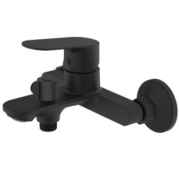 смеситель ванна Shore Black кор/изл, без акс., SHR 54B VODA