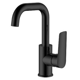 смеситель умывальник Lagos Black поворотный излив, LG26MB ESKO