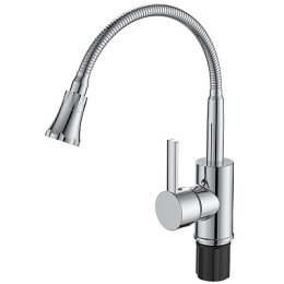 смеситель кухня с гибким изливом, KF519 VODA