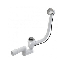 сифон д/ванны полуавтомат мет.комплект A55K-80-VE-01 Alcadrain