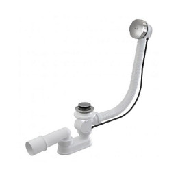 сифон д/ванны полуавтомат мет.комплект A55K-100-VE-01 Alcadrain