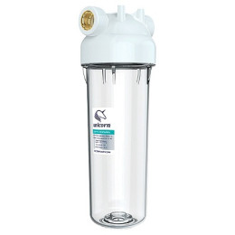 корпус 10" для холодной воды прозрачный, подключение 1" Unicorn KSBP 1