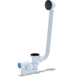 сифон д/ванны PRIME BLACK универсальный Click Clack Cersanit 69155