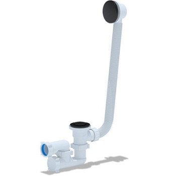 сифон д/ванны PRIME BLACK универсальный Click Clack Cersanit 69155
