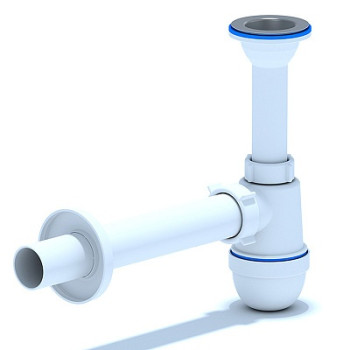 сифон д/умывальника АНИ 1.1/4"х40 с пряммой трубой 40 мм С2004