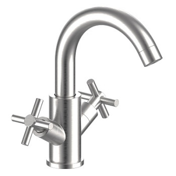 смеситель умывальник Astana поворотный излив, нерж.сталь AA26 ESKO