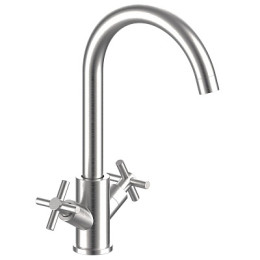 смеситель кухня Astana R-излив, нерж.сталь AA519R ESKO