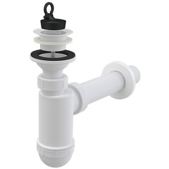 сифон д/умывальника 1.1/4"х40 с пласт. peшeткой д.63 A42 Alcadrain