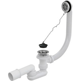 сифон д/ванны хром A501 Alcadrain