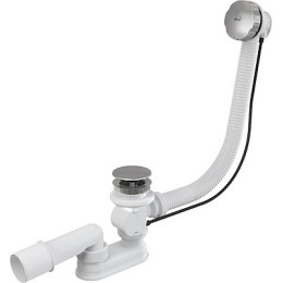 сифон д/ванны полуавтомат мет.комплект A55KM-100 Alcadrain