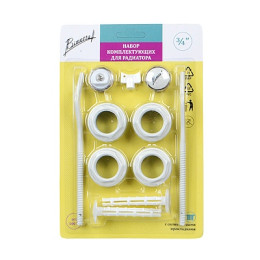 набор комплектующих 3/4" для радиатора BIMETTA 10019