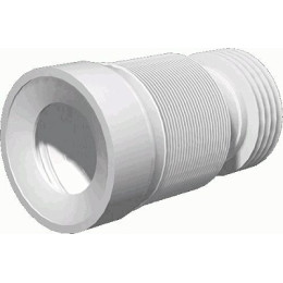 слив гофр. д/унитаза АНИ д.110 230-530мм с мягк. манжет.K828