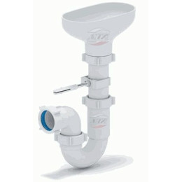 сифон д/мойки АНИ 1.1/2"х40 прямоточный с разрывом струи DR0100