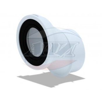 манжета д/унитаза АНИ жестк. эксцентр. 40мм W0421 (под 110 гладк.)