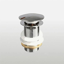 донный клапан с опцией смарт-клик большая кнопка хром TeRma 10112