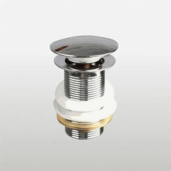 донный клапан с опцией смарт-клик большая кнопка хром TeRma 10112