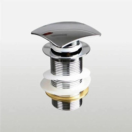 донный клапан с опцией смарт-клик квадратная кнопка хром TeRma 10117