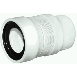 слив гофр. д/унитаза АНИ д.110 190-370мм (гладк) K821R