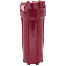 фильтр магистральный 10" АКВАБРАЙТ для ГОРЯЧЕЙ ВОДЫ (В комплекте кронштейн и ключ) АБФ-ГОР-12