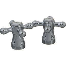 маховик Крест металл 8*20 (пара) MELODIA MKP20803WC