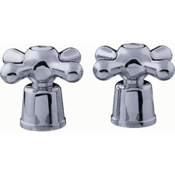 маховик Люкс крест пласт. 8*24 (пара) MELODIA MKP20226WC