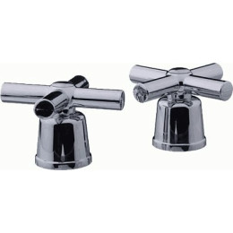 маховик Техно крест пласт. квадрат 7*7 короткий (пара) MELODIA MKP20233WC