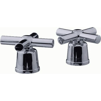 маховик Техно крест пласт. квадрат 7*7 короткий (пара) MELODIA MKP20233WC