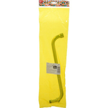 излив для смесителя круглый S-образный с аэратором 35см MELODIA MKP20699P