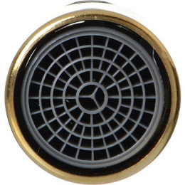 аэратор латунный М22*1 вн.рез., пласт.сетка, золото MELODIA MKP20530WC