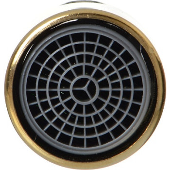 аэратор латунный М22*1 вн.рез., пласт.сетка, золото MELODIA MKP20530WC