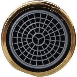 аэратор латунный М24*1 нар.рез., пласт.сетка, золото MELODIA MKP20531WC