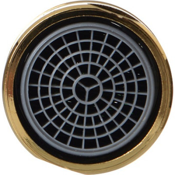 аэратор латунный М24*1 нар.рез., пласт.сетка, золото MELODIA MKP20531WC