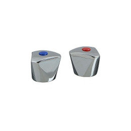 маховик Трио металл квадрат 7*7 короткий (пара) MELODIA MKP20290WC