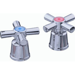 маховик Сити крест пласт. квадрат 7*7 короткий (пара) MELODIA MKP20267WC