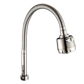 излив гибкий с 2-х функциональным аэратором, хром Rossinka AC-25