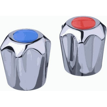 маховик Дана металл квадрат 7*7 короткий (пара) MELODIA MKP20289WC