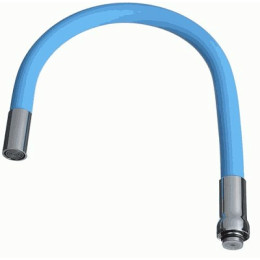 излив гибкий голубой 49см MELODIA MKP20651