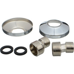 эксцентрик д/смесителя L=41мм с отражателем 3/4" латунь (пара) MELODIA MKP20767C