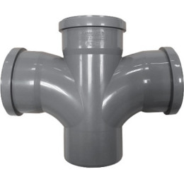 крестовина PP 110х110х110*87 с плавным радиальным подключением Ostendorf