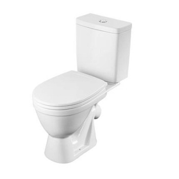 унитаз-компакт Уно косой выпуск, нижн.подв., сиденье soft close Сантек (1.WH50.1.613)