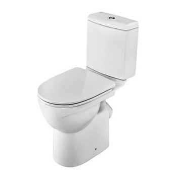 унитаз-компакт Юнион косой выпуск, нижн.подв., сиденье softclose тонкое Сантек (1.WH30.2.420)