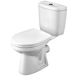 унитаз-компакт Анимо горизонтальный выпуск, нижн.подв., сиденье дюропласт Сантек (1.WH30.2.132)