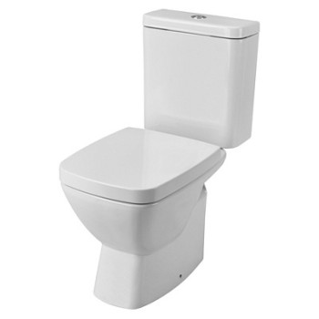 унитаз-компакт Нео горизонтальный выпуск, нижн.подв., сиденье дюропласт Сантек (1.WH30.2.187)