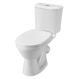 унитаз-компакт Бореаль косой выпуск, нижн.подв., козырьковый, сиденье дюропл. Сантек (1.WH30.2.143)