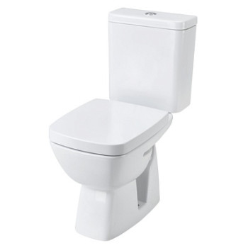 унитаз-компакт Нео Лайт косой выпуск, нижн.подв., сиденье дюропласт Сантек (1.WH30.2.408)