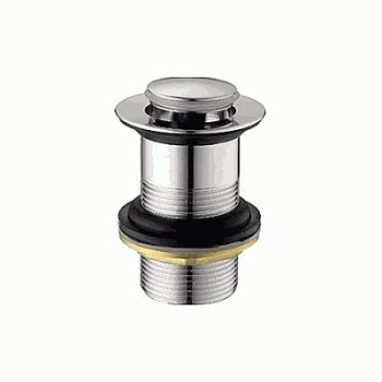 донный клапан click-clack c маленькой кнопкой, хром L66 LEDEME