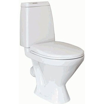 унитаз-компакт Кама комфорт (арм.1-режим. Alcadrain/OLI, жест.сид.термопласт, крепл., микр) SANITA