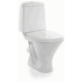 унитаз-компакт Аттика комфорт (арм.1-реж. Alcadrain/OLI, жест.сиденье терм.с метал. кр.)SANITA