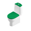 унитаз-компакт Best Color Green SC с двухреж. арм. Oliveira, сид. д/п,soft close,clip up SANITA LUXE
