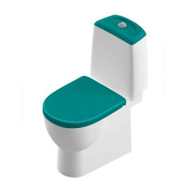 унитаз-компакт Best Color Sea SC с двухреж. арм. Oliveira, cид. д/п, soft close clip up SANITA LUXE